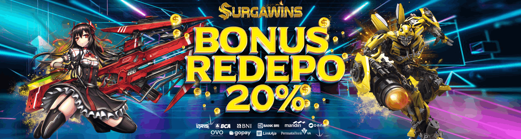 BONUS NEXT DEPOSIT 10% MAKSIMAL 5 JUTA